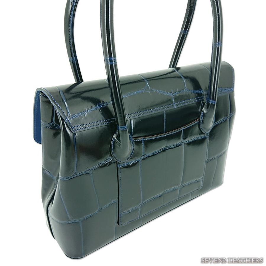 LILY リリー ハンドバッグ かぶせ REAL MIND リアルマインド プリマボルサ ラージクロコ 型押し カバン 牛革 フォーマル ビジネス バッグ 210185 | リリイ | 03