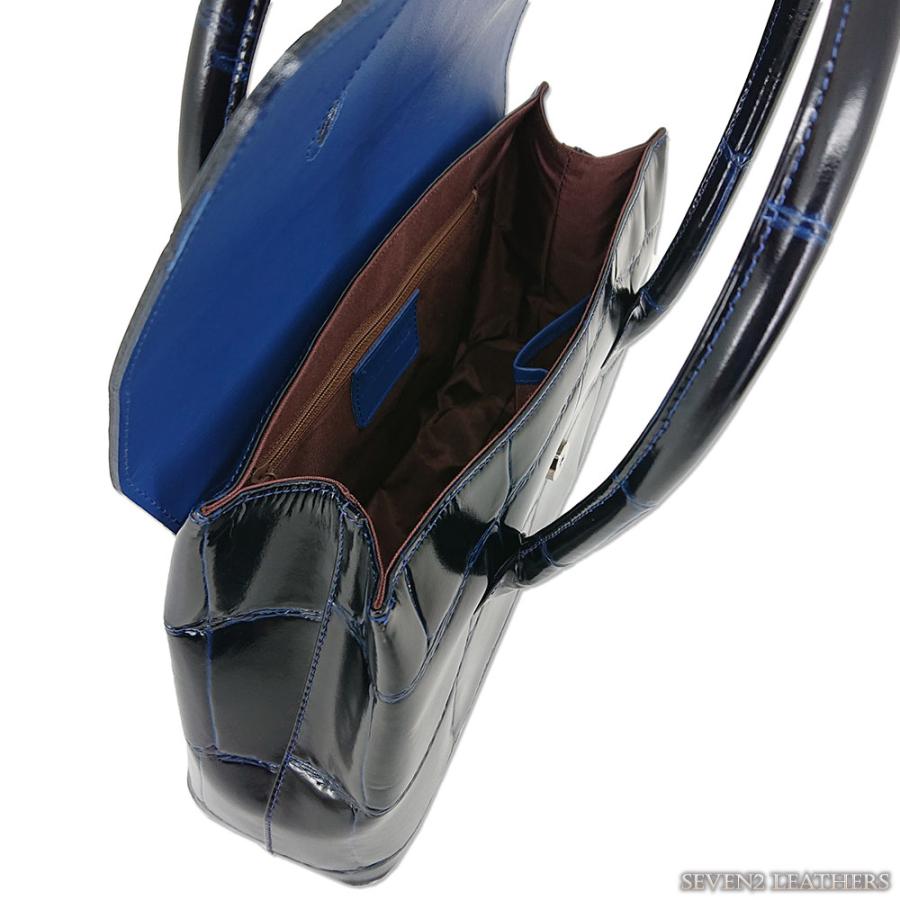 LILY リリー ハンドバッグ かぶせ REAL MIND リアルマインド プリマボルサ ラージクロコ 型押し カバン 牛革 フォーマル ビジネス バッグ 210185 | リリイ | 05