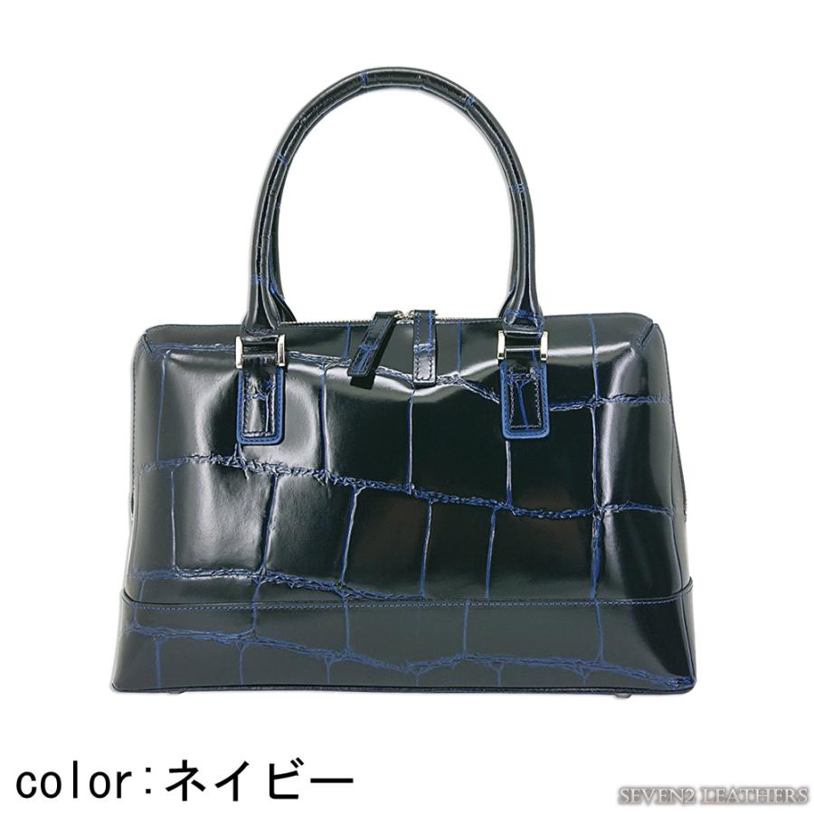 LILY リリー ボストンバッグ A4サイズ REAL MIND リアルマインド プリマボルサ ラージクロコ 型押し カバン 牛革 フォーマル ビジネス バッグ 210187 | リリイ | 10