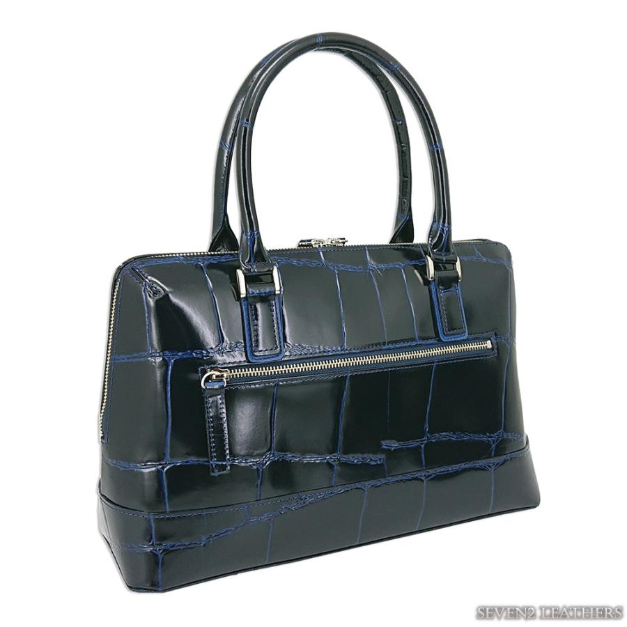 LILY リリー ボストンバッグ A4サイズ REAL MIND リアルマインド プリマボルサ ラージクロコ 型押し カバン 牛革 フォーマル ビジネス バッグ 210187 | リリイ | 04