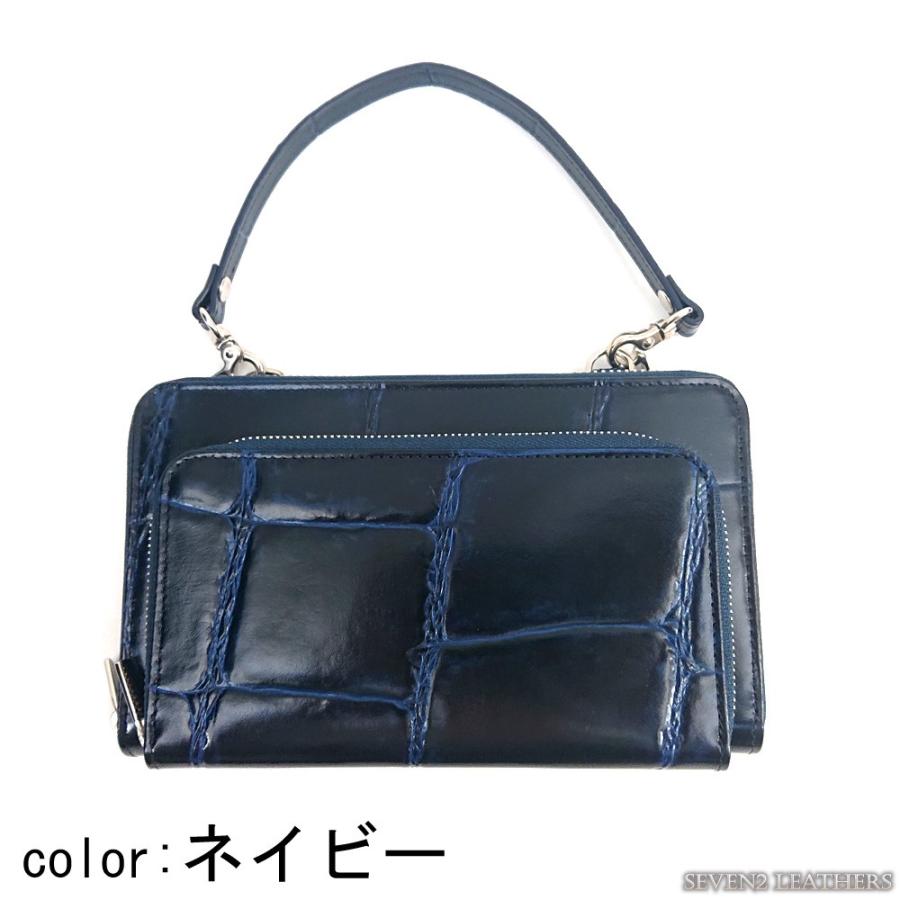 リアルマインドリリー REAL MIND LILY お財布ポシェット ポーチ ミニショルダーバッグ クロコ型押し メンズ レディース 230161  ladys |  | 11