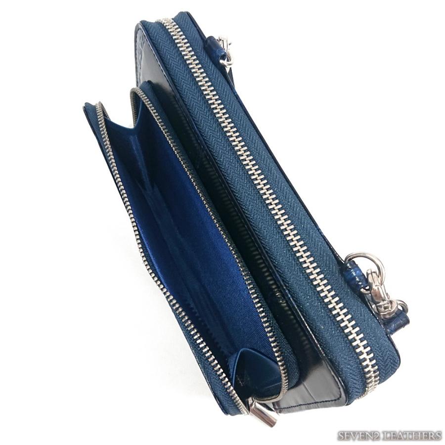 リアルマインドリリー REAL MIND LILY お財布ポシェット ポーチ ミニショルダーバッグ クロコ型押し メンズ レディース 230161  ladys |  | 03