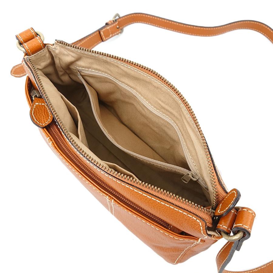 リリー LILY ショルダーバッグ シンプル 小さめ 本革 メンズ