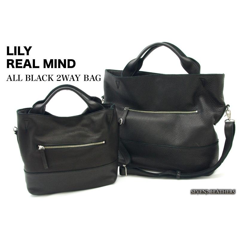 リリー LILY ショルダーバッグ 本革 ブラック 2サイズ 男女兼用 牛革 aa0452 プレゼント | REDMOON