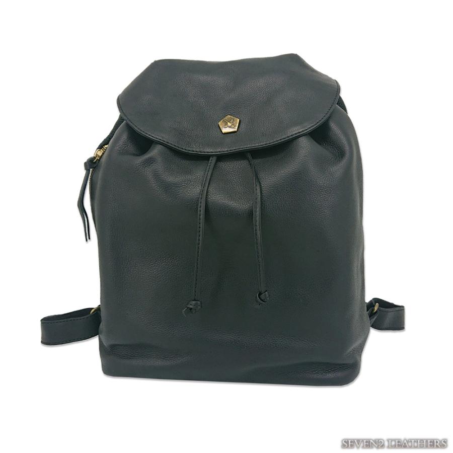 Ain Soph 2nd label アインソフ かぶせリュック セカンドレーベル A4 大きめサイズ カバン ブラックシリーズ 収納力 軽量 旅行 大人 ASC1748-STNの画像
