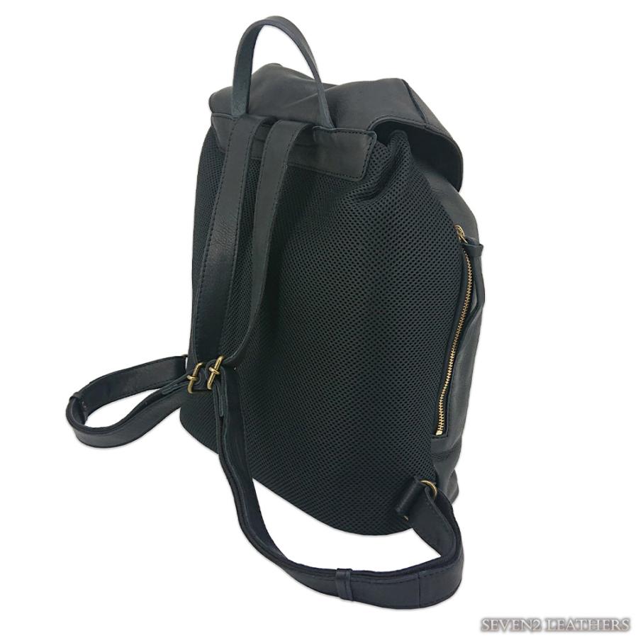Ain Soph 2nd label アインソフ かぶせリュック セカンドレーベル A4 大きめサイズ カバン ブラックシリーズ 収納力 軽量 旅行 大人 ASC1748-STNの画像
