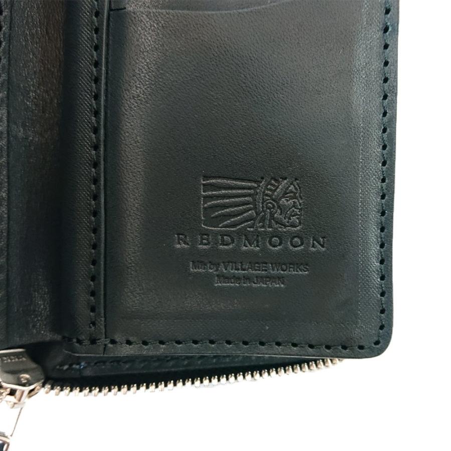 REDMOON レッドムーン ミドルウォレット L型ファスナー 二つ折り REDMOON レッドムーン ミドルウォレット L型ファスナー 二つ折り