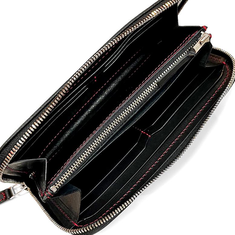 REDMOON（レッドムーン） 財布 ラウンドファスナー クロコダイル