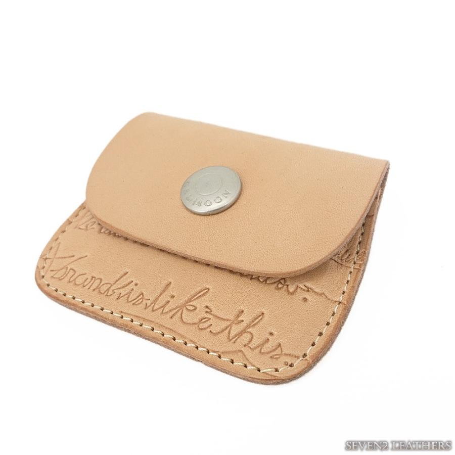 レッドムーン REDMOON コインケース コンパクト スリム 小銭入れ カリグラフィ エンボス 男女兼用 牛革 サドル レザー CE-CC rm2020 | REDMOON | 01