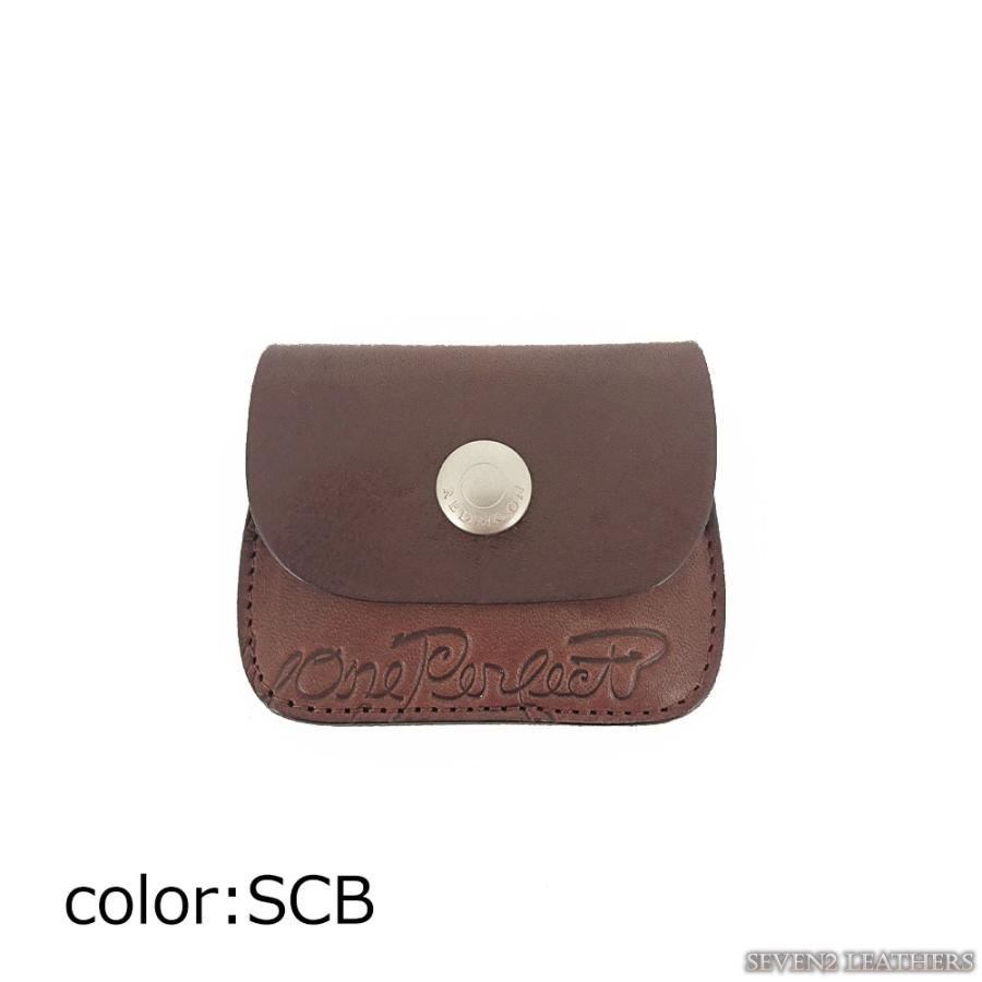 レッドムーン REDMOON コインケース コンパクト スリム 小銭入れ カリグラフィ エンボス 男女兼用 牛革 サドル レザー CE-CC rm2020 | REDMOON | 07