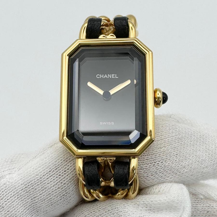返品OK】電池交換済み 良品 CHANEL シャネル プルミエール L H0001
