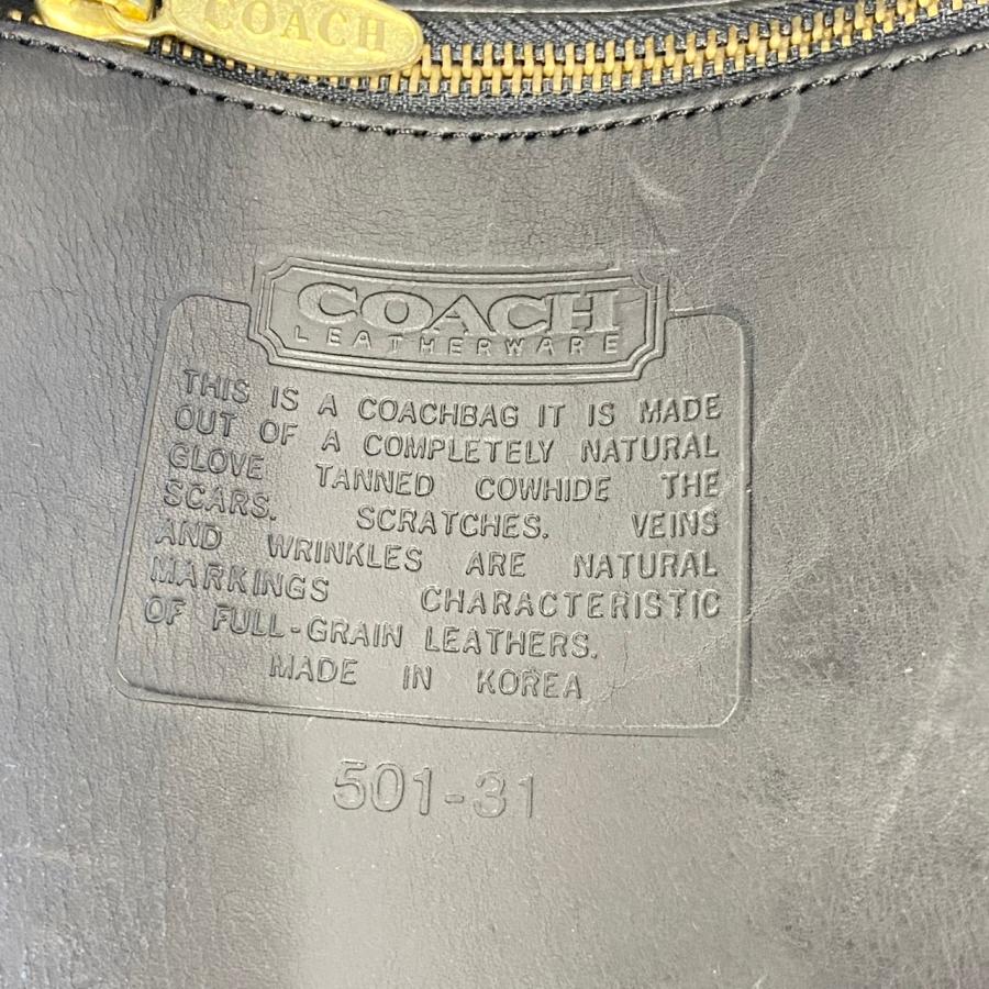【希少品】COACH オールドコーチ ショルダーバッグ USA製 ブラック 金具 オールドコーチバッグ | gypsophila