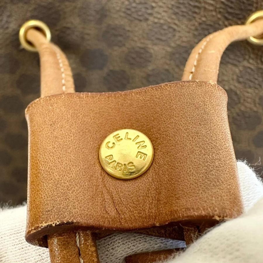 CELINE（セリーヌ） 【返品OK】CELINE マカダム トリオンフ レザー