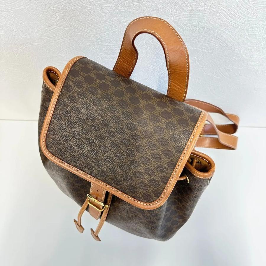 CELINE（セリーヌ） 【返品OK】CELINE マカダム トリオンフ レザー