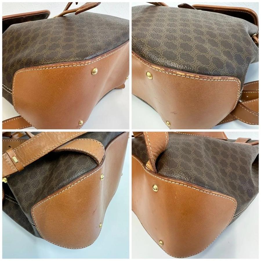 CELINE（セリーヌ） 【返品OK】CELINE マカダム トリオンフ レザー