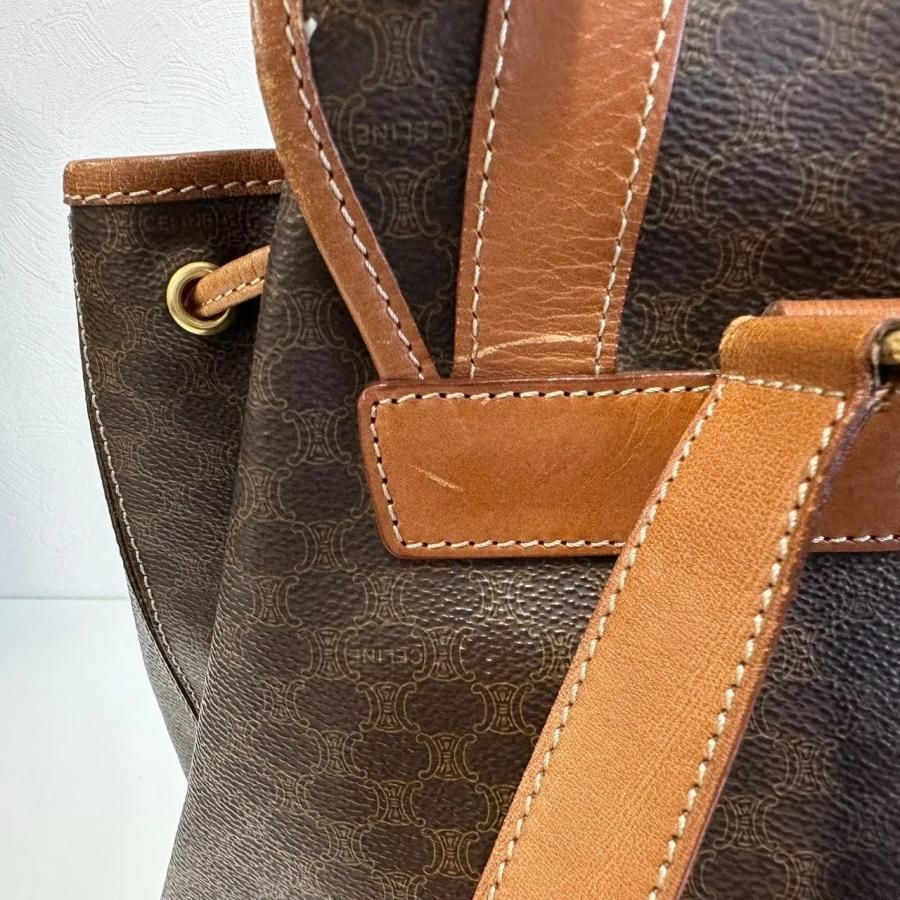 CELINE（セリーヌ） 【返品OK】CELINE マカダム トリオンフ レザー