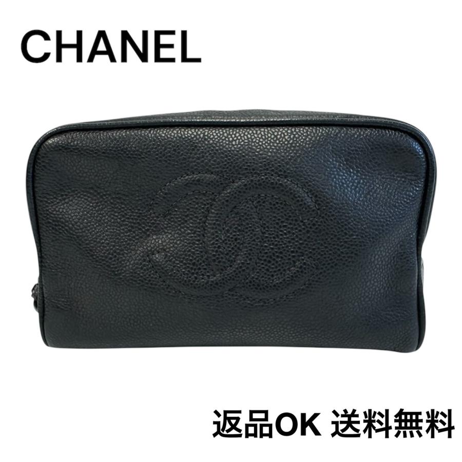 CHANEL（シャネル） 【返品OK】CHANEL ココマーク キャビアスキン