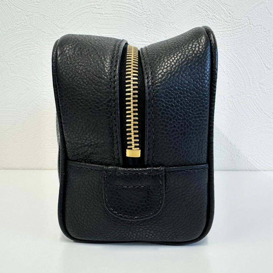 CHANEL シャネル キャビアスキン ココマーク ポーチ 小物入れ ブラック 楽天市場】CHANEL シャネル ココマーク キャビアスキン メイクポーチ