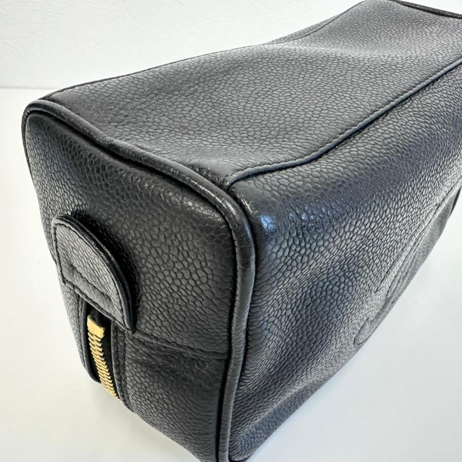 CHANEL シャネル キャビアスキン ココマーク ポーチ 小物入れ ブラック 楽天市場】CHANEL シャネル ココマーク キャビアスキン メイクポーチ