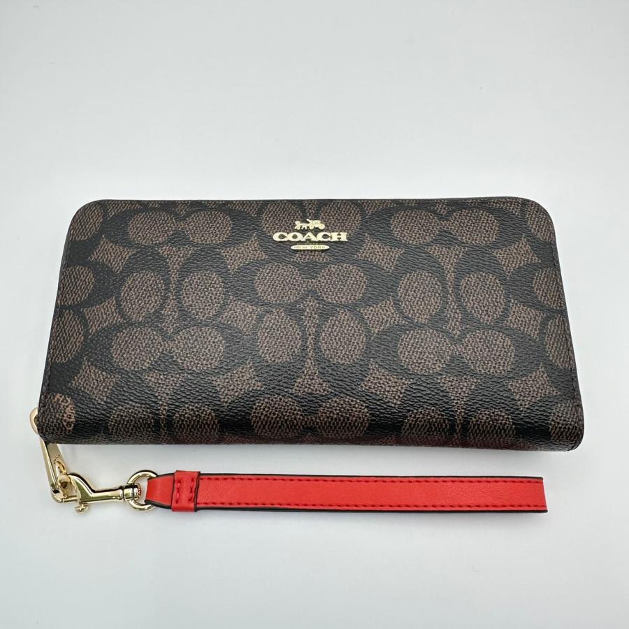 COACH（コーチ） 【返品OK】 シグネチャー ロングジップアラウンド 
