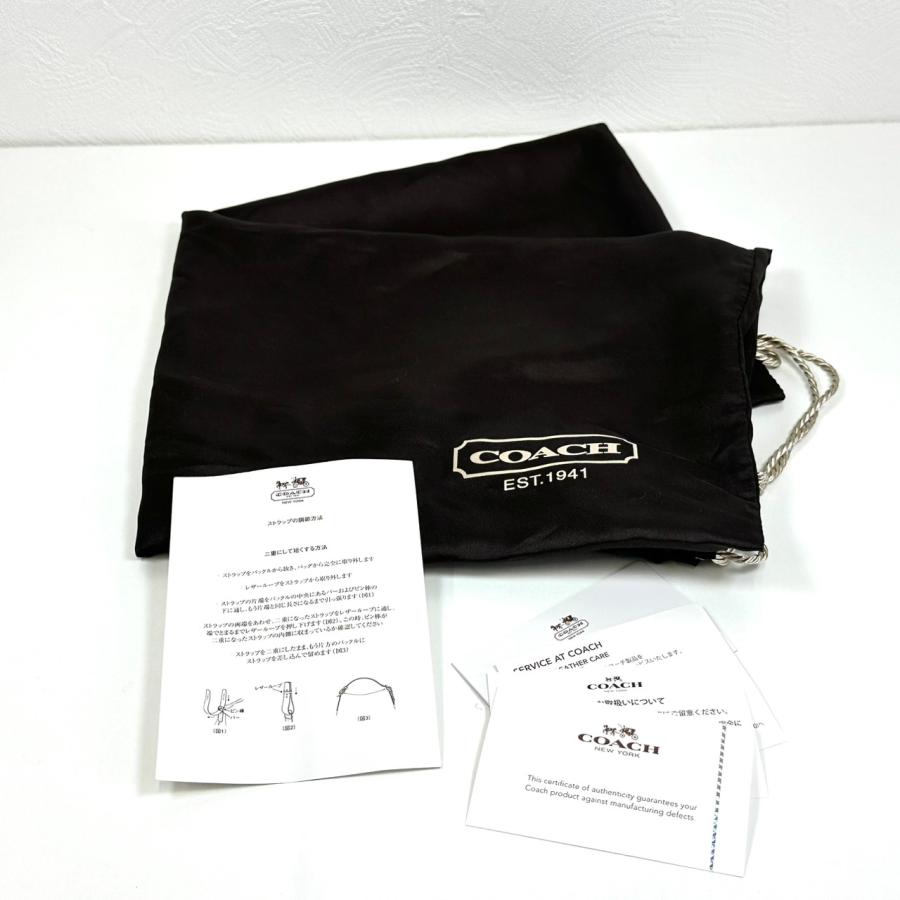 COACH（コーチ） 【返品OK】COACH レザー ショルダーバッグ バイカラー