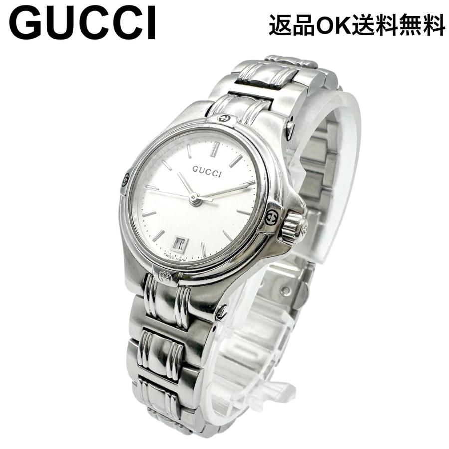 GUCCI（グッチ） 【返品OK】新品電池交換済み クォーツ 9040L デイト