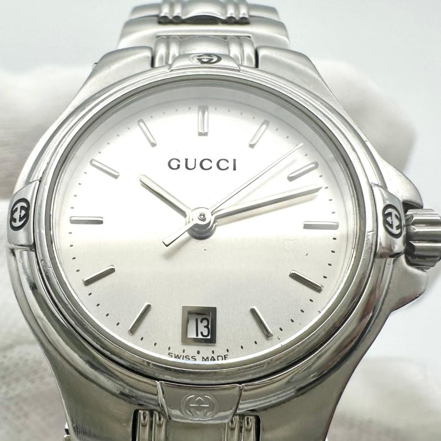 GUCCI（グッチ） 【返品OK】新品電池交換済み クォーツ 9040L デイト