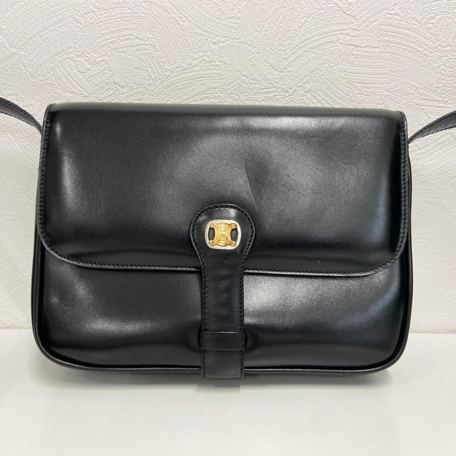 CELINE（セリーヌ） 【返品OK】CELINE トリオンフ レザー ショルダー 