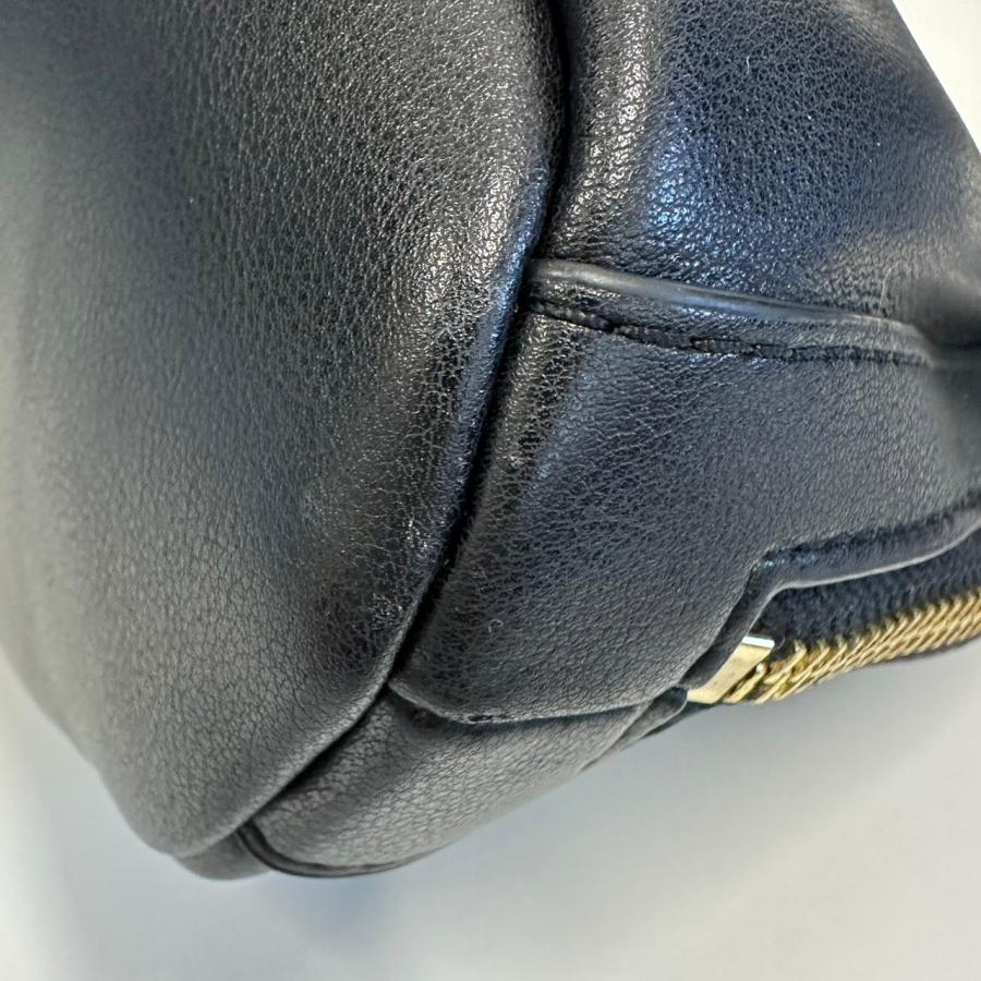 【返品OK】美品 A.P.C. アーペーセー NINON ニノン スモール ドローストリングバッグ ショルダーバッグ ブラック【D467901166906ミ2510】の画像
