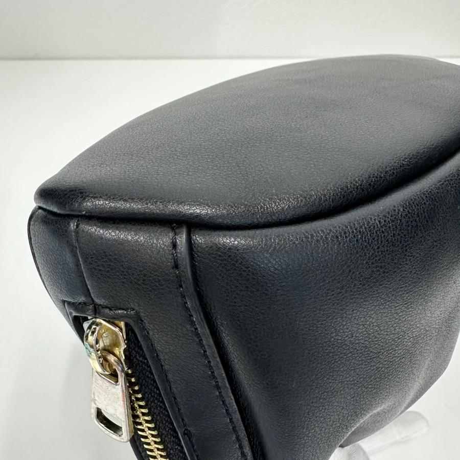 【返品OK】美品 A.P.C. アーペーセー NINON ニノン スモール ドローストリングバッグ ショルダーバッグ ブラック【D467901166906ミ2510】の画像