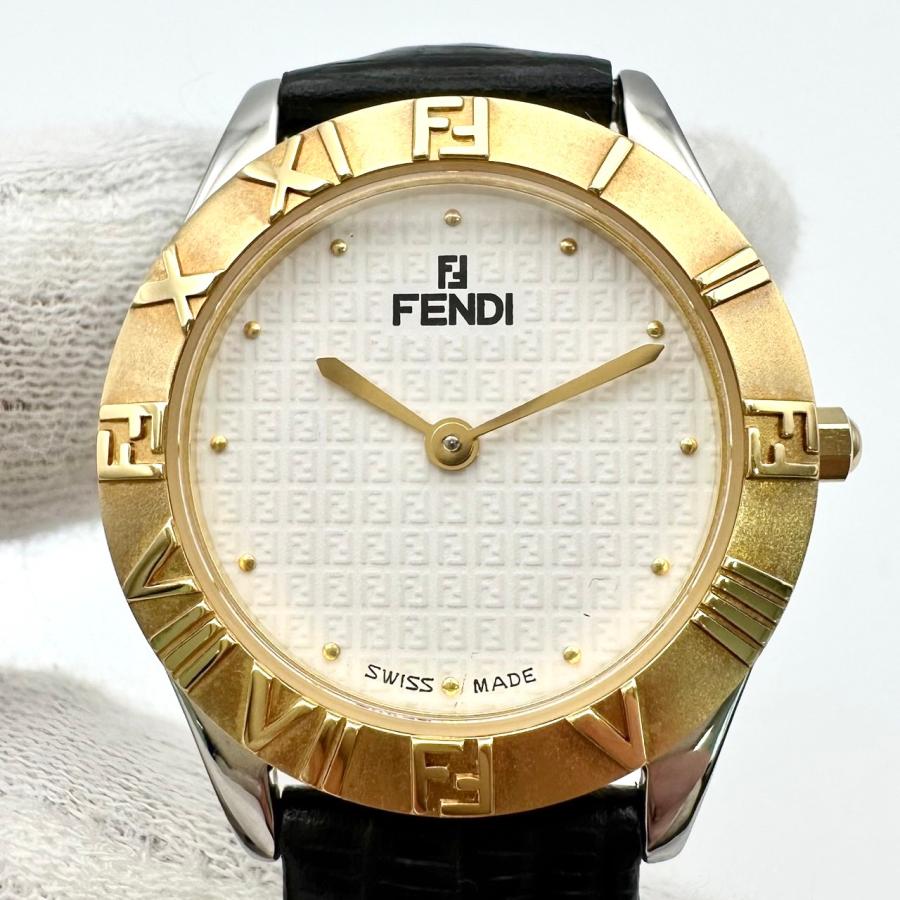稼働/新品電池 FENDI クォーツ レディース FENDI（フェンディ） 【返品OK】極美品 新品電池交換済み クォーツ