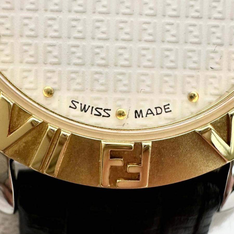 稼働/新品電池 FENDI クォーツ レディース FENDI（フェンディ） 【返品OK】極美品 新品電池交換済み クォーツ