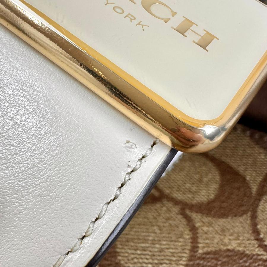 COACH（コーチ） 【返品OK】美品 シグネチャー キャンバス 2way 