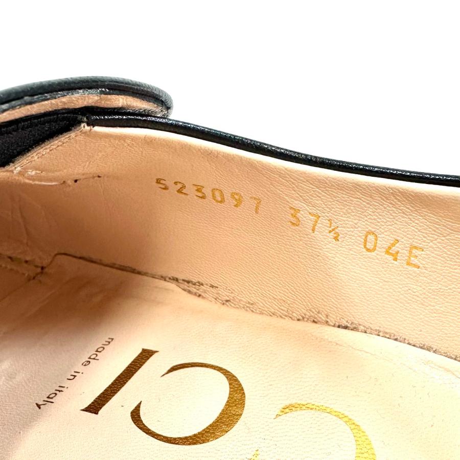 GUCCI（グッチ） 【返品OK】GUCCI ホースビット クリスタル ローファー
