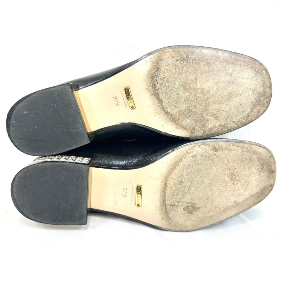 GUCCI（グッチ） 【返品OK】GUCCI ホースビット クリスタル ローファー