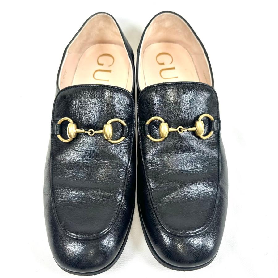 GUCCI（グッチ） 【返品OK】GUCCI ホースビット クリスタル ローファー