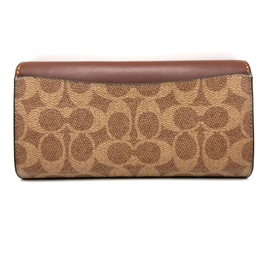 COACH（コーチ） 【返品OK】COACH シグネチャー フラップウォレット 長
