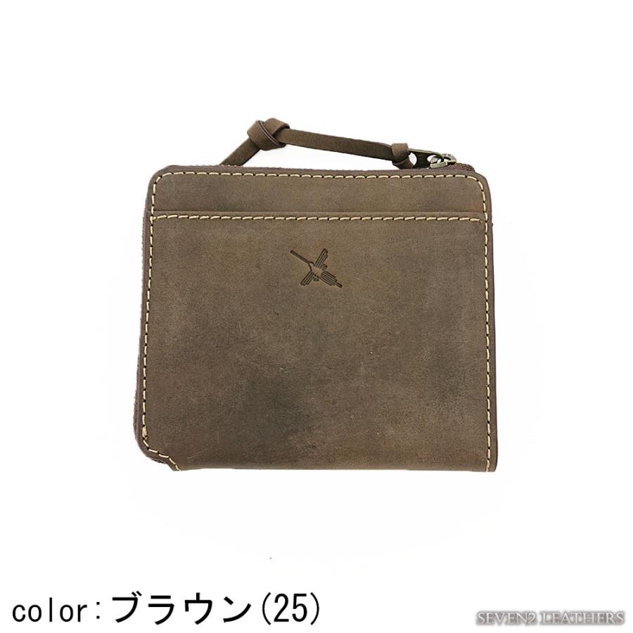 Ain Soph アインソフ 財布 二つ折り L型ファスナー コインスルー