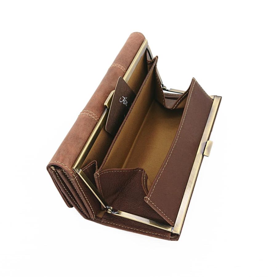 Ain Soph（アインソフ） がま口コインケース 外付け ロングウォレット