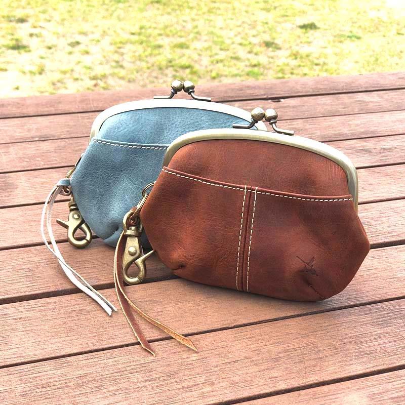 アインソフ Ain Soph がま口 短財布 全4色 男女兼用 牛革 da33-hp プレゼント | Ain Soph | 06