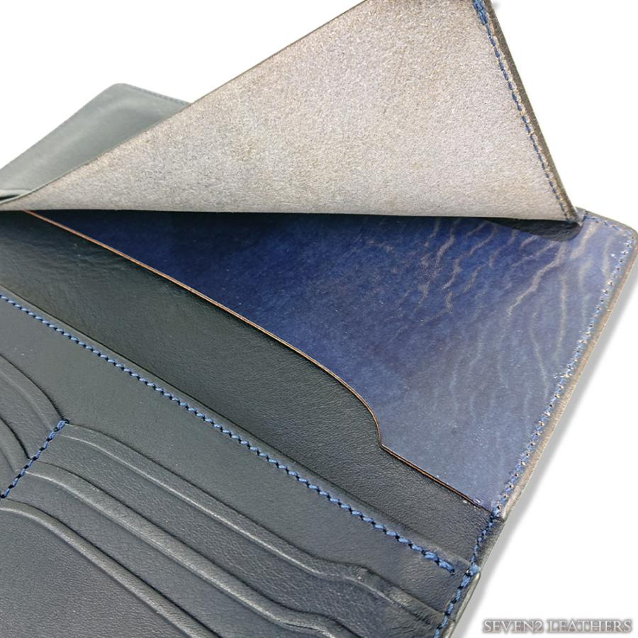 池之端銀革店 長財布 ロングウォレット スリム Dual デュアル UKサドル