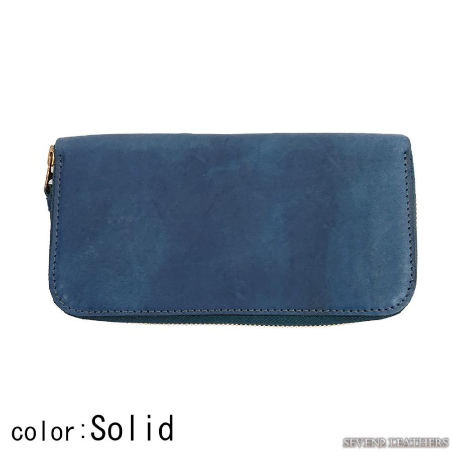 RE.ACT（リアクト） 長財布 ラウンドファスナー ロングウォレット 藍 