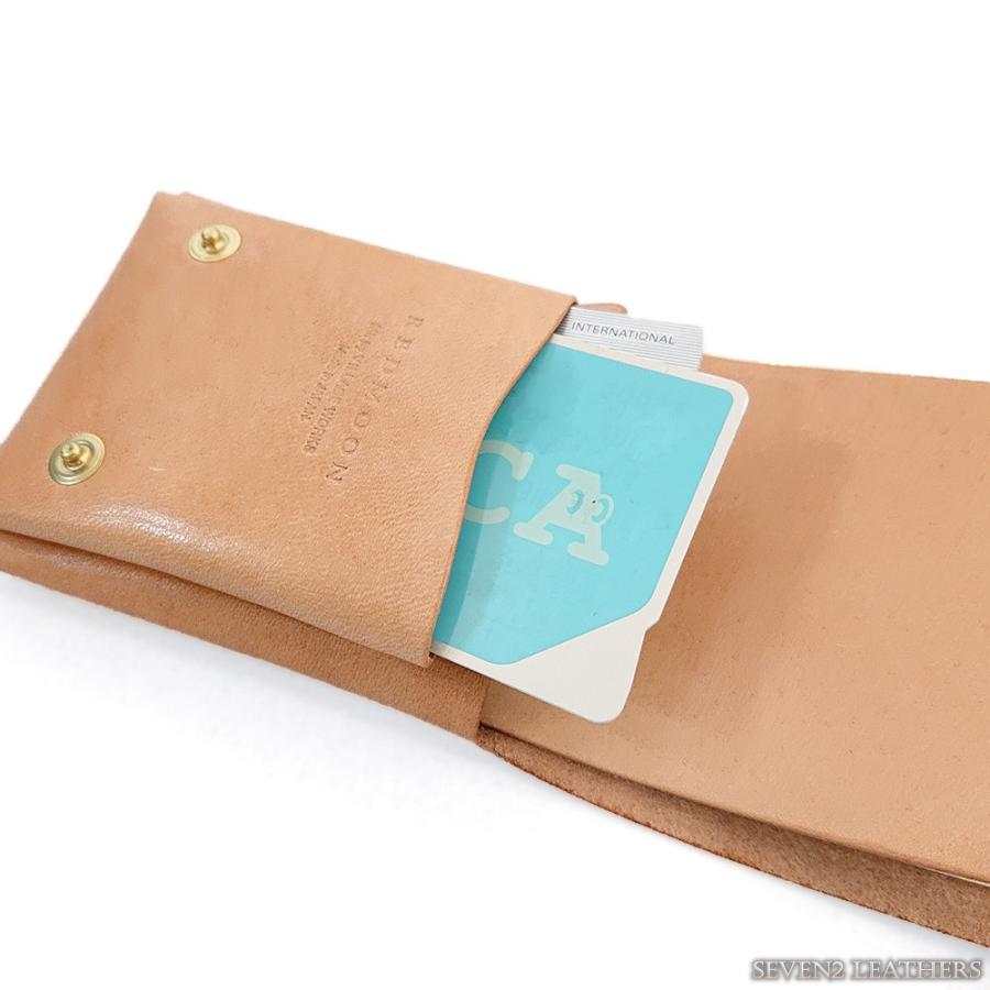 レッドムーン REDMOON ミニウォレット シームレス 1枚革 ショートウォレット ヌメ革 サドルレザー 名入れ無料  GHOST-MW2 |  | 08