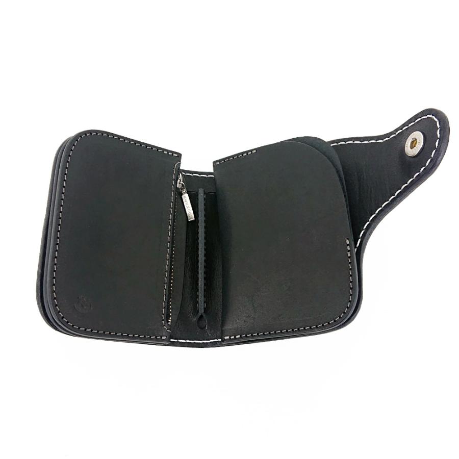 ブライトリバー× オーバーザムーン REDMOON レッドムーン 財布 ブライドルレザー 手縫い 二つ折り