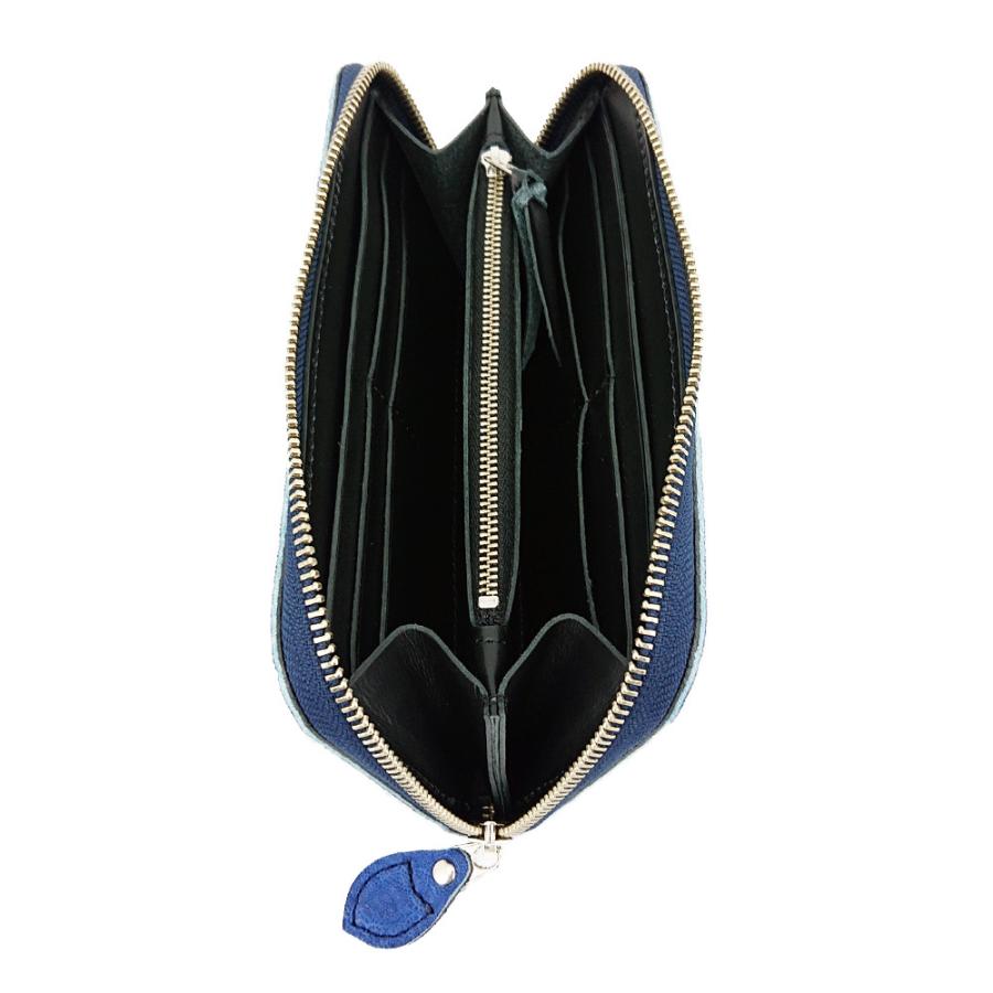 KC,s（ケイシイズ） ケーシーズ 限定カラー 財布 ラウンドジップ 藍染