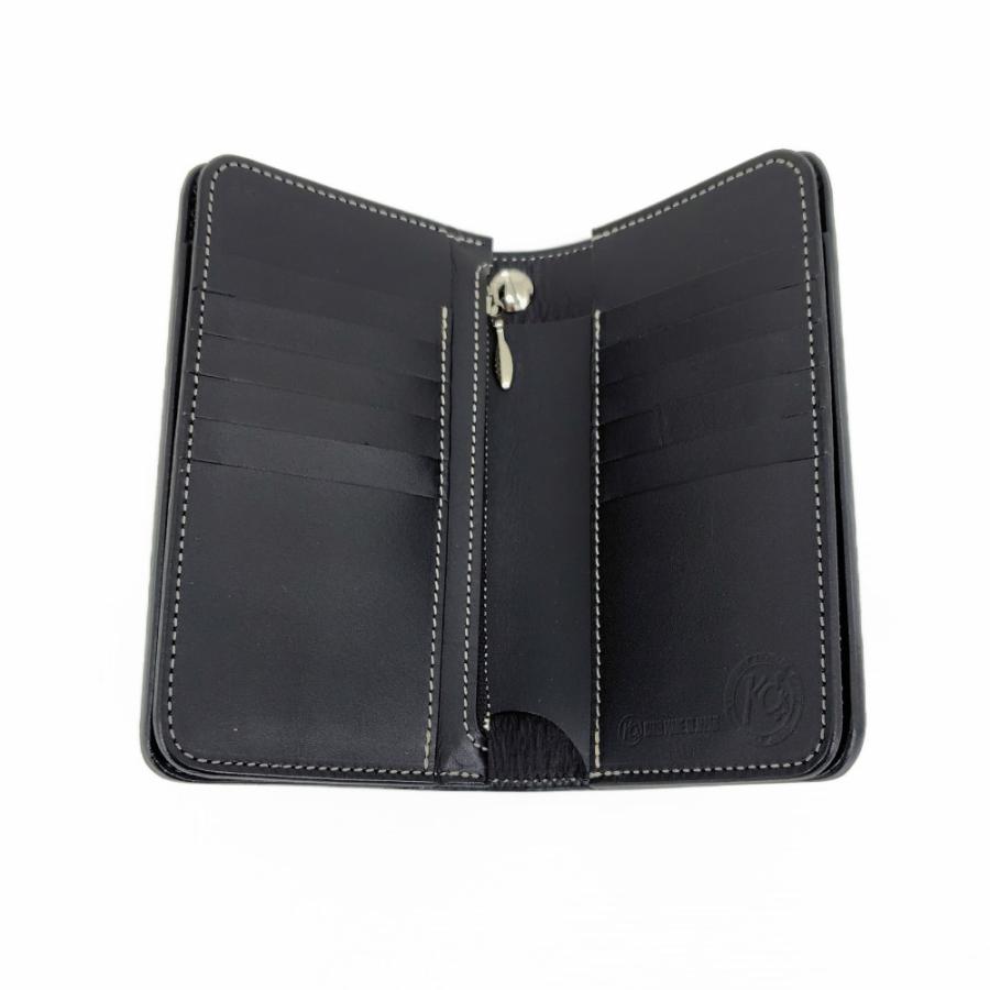 KC,s ケイシイズ ロングビルフォールド エレノア パイソン ヘビ革 ミドル ウォレット 二つ折り財布 本革 牛革 収納力 KIB506 | KC,s | 06