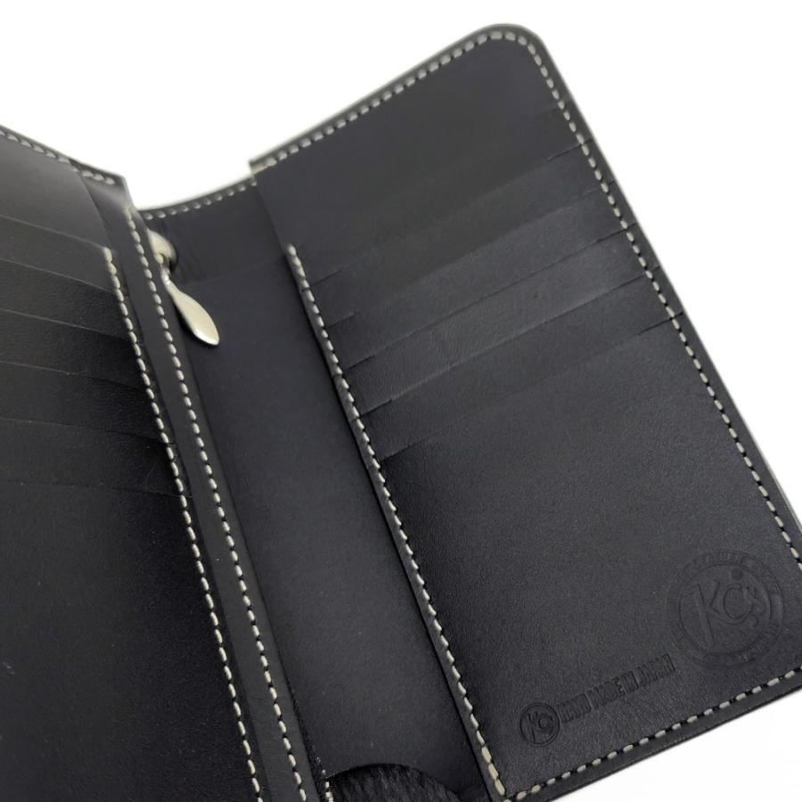 KC,s ケイシイズ ロングビルフォールド エレノア パイソン ヘビ革 ミドル ウォレット 二つ折り財布 本革 牛革 収納力 KIB506 | KC,s | 07