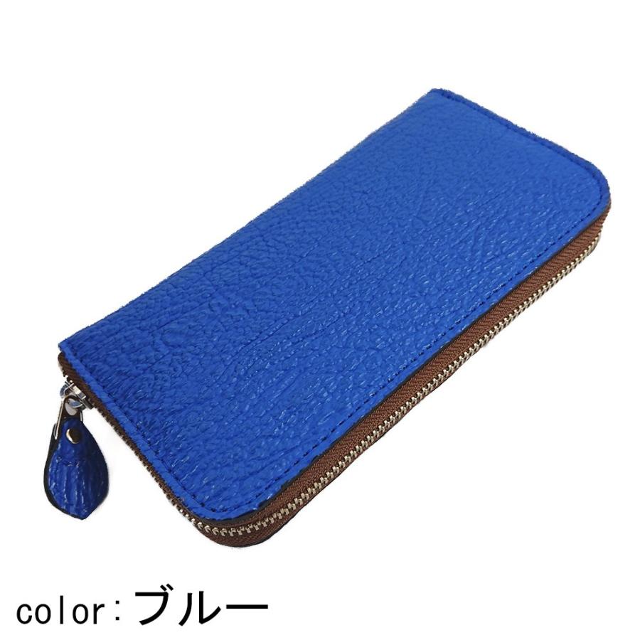 KC,s（ケイシイズ） ケーシーズ ラウンドジップウォレット サメ革