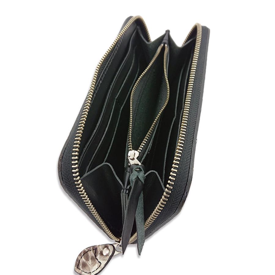 KC,s（ケイシイズ） ウォレット ラウンドジップ3 パイソン 財布 長財布