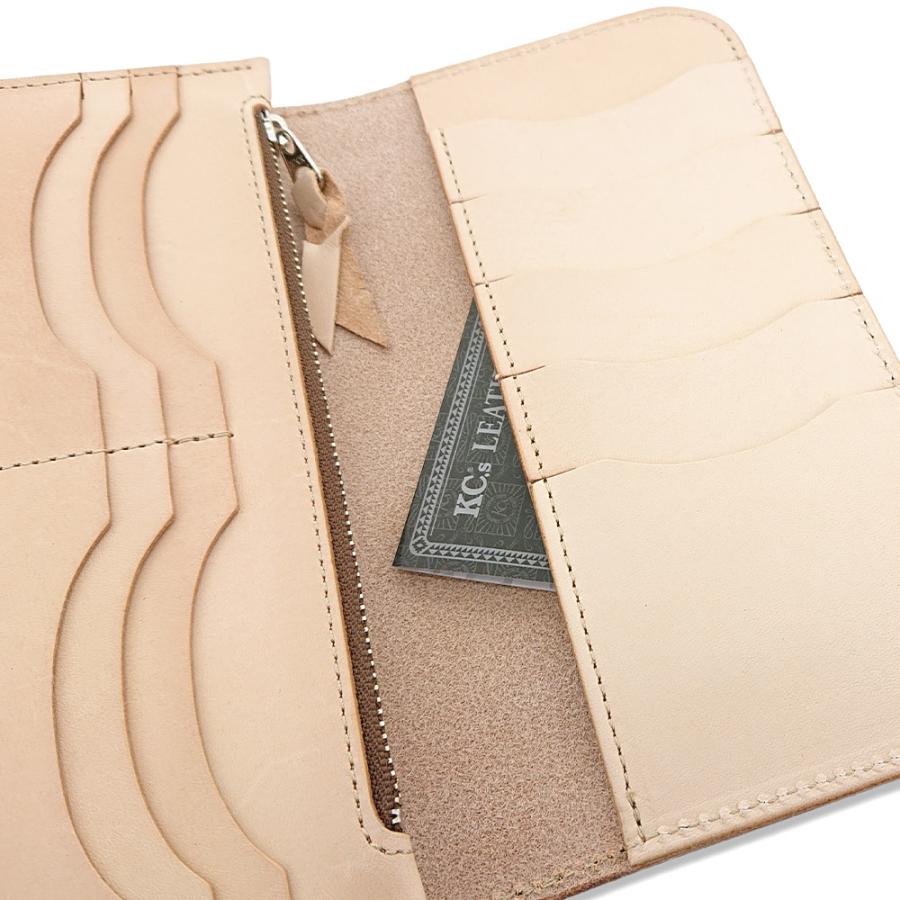 KC,s ケイシイズ ウォレット タイプ4 カウハイド 長財布 ロングウォレット トラッカーウォレット 牛革 シンプル 収納力 メンズ KNW059 | KC,s | 07